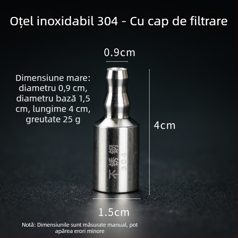 Drenaj din oțel inoxidabil cu plasă, versiune ușoară, conductă din silicon pentru apă – accesorii pentru tava de ceai