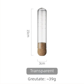 Filtru de ceai pentru birou, mini, din sticlă borosilicat transparentă, cu design creativ în formă de eprubă