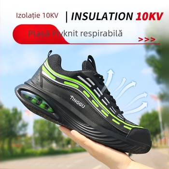 Pantofi de lucru izolați pentru electrician 10 kV – protecție la impact, anti-perforație, respirabil