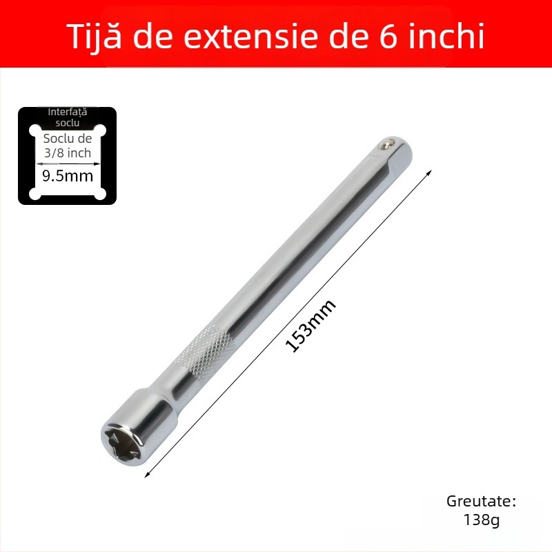 Cheie magnetică universală pentru soclul bujiilor, 14–16 mm, ultra-subțire, demontare și montaj