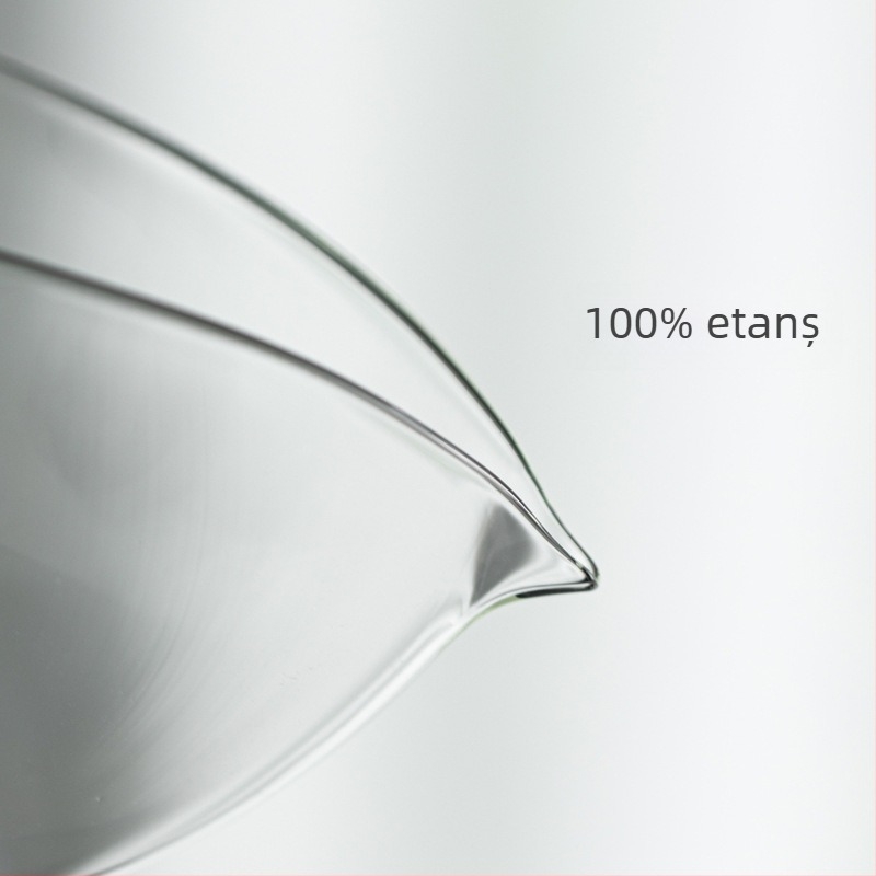 Set de ceai din sticlă borosilicat cu cană de distribuție a ceaiului, stil japonez minimalist, rezistent la căldură
