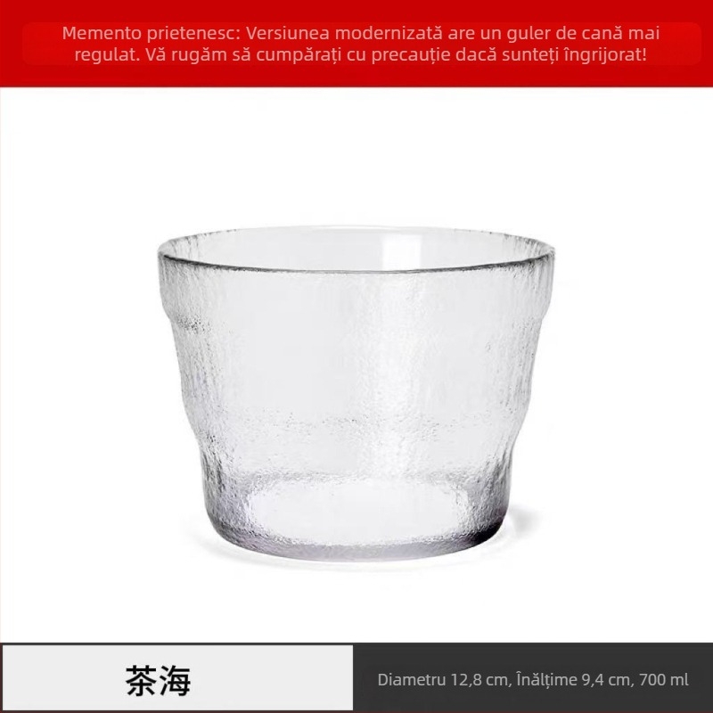 Set de spălat ceai din sticlă borosilicat rezistentă la căldură, bazin de spălat și accesorii pentru curățarea ceaiului, stil japonez, mic set de ceai pentru uz casnic