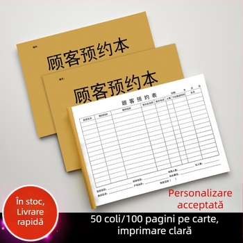 Carte de înregistrare a programărilor și a profilurilor clienților pentru salon de înfrumusețare, formular de înregistrare membru