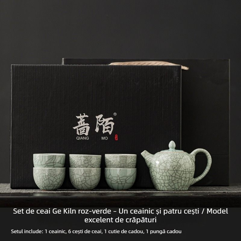 Set de ceai ceramic Ge Kiln personalizat pentru casă și birou