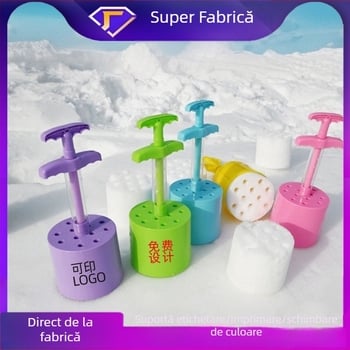 Set de jucării pentru copii: formă pentru bulgări de zăpadă, joc de aruncare cu bulgări de zăpadă, lopățică pentru nisip, clepsidră și găleată de plajă