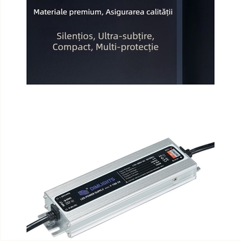 Sursă de alimentare LED IP67, impermeabilă, exterior, 12V/24V – tensiune constantă, driver LED FG