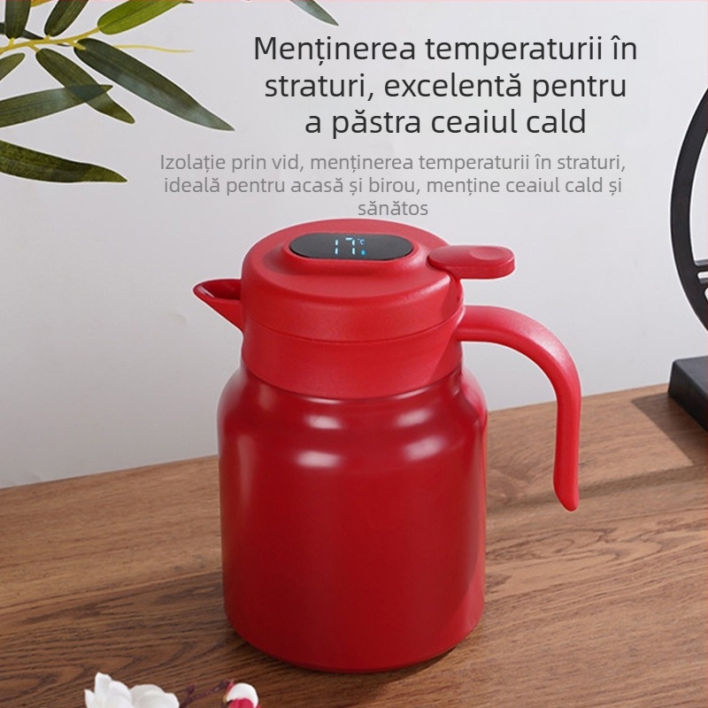Ceainic din oțel inoxidabil 316, izolat, cu separare ceai-apă, capacitate mare, pentru uz casnic, cadou de afaceri