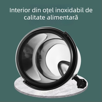 Recipient din oțel inoxidabil emailat alb, cu capacitate mare, pentru ceai cu lapte, lapte de soia și cafea, izolație în trei straturi, pentru uz comercial