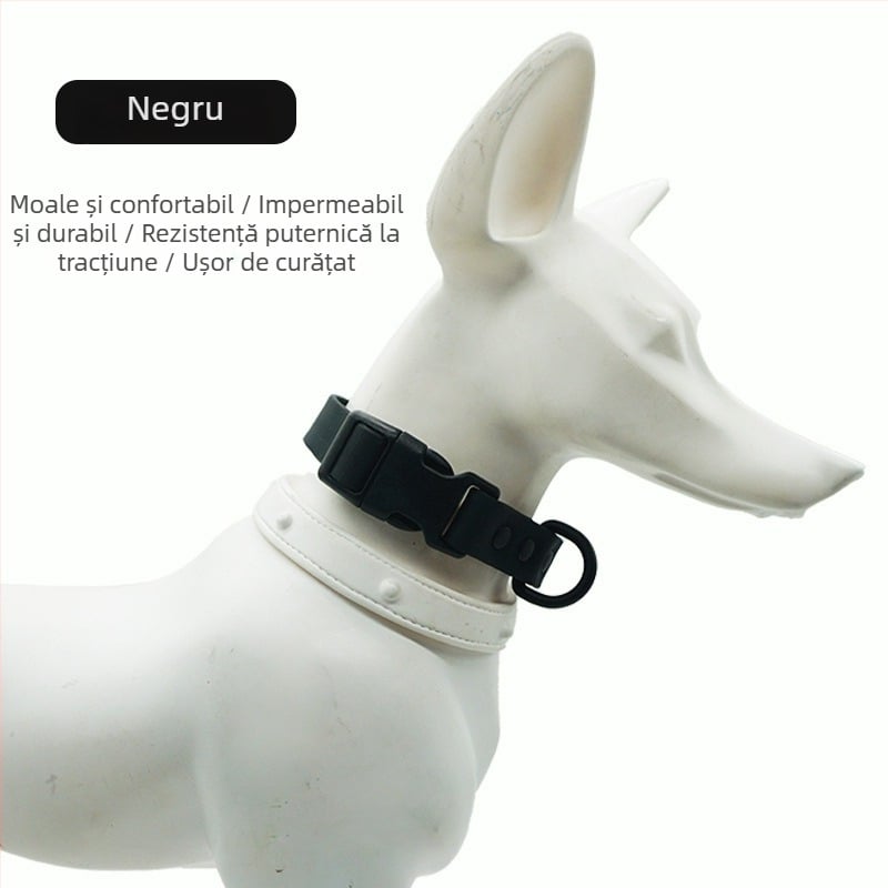 Zgarda de câine PVC impermeabilă, moale, lesă și accesorii