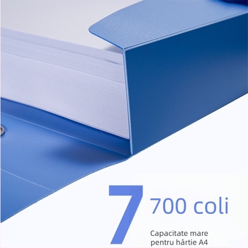 Cutie pentru dosare A4 din PVC, pliabilă, organizator de documente, 55 mm