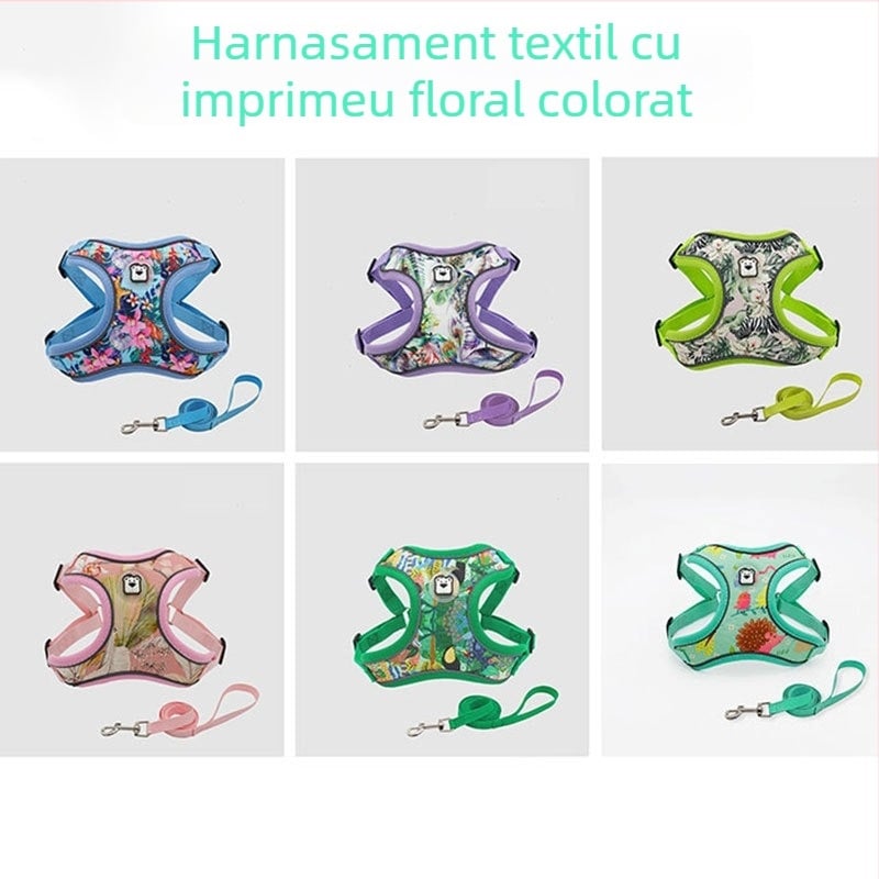 Ham de piept pentru câini, stil vestă, pentru rase mici și mijlocii