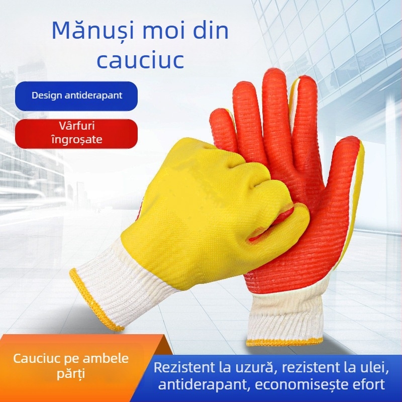 Mănuși de sudură, cauciuc întărit, protecție totală împotriva tăierii – mănuși de protecție industriale