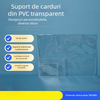 Suport pentru card PVC impermeabil - husă transparentă pentru ID, licențe și carduri