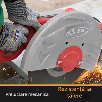 Dengsheng 659 Mănuși anti-tăiere, Nivel 5, Armură moale, Îngroșate, Rezistente la uzură pentru bucătărie, HPPE