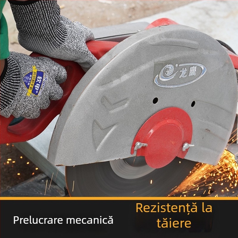 Dengsheng 659 Mănuși anti-tăiere, Nivel 5, Armură moale, Îngroșate, Rezistente la uzură pentru bucătărie, HPPE