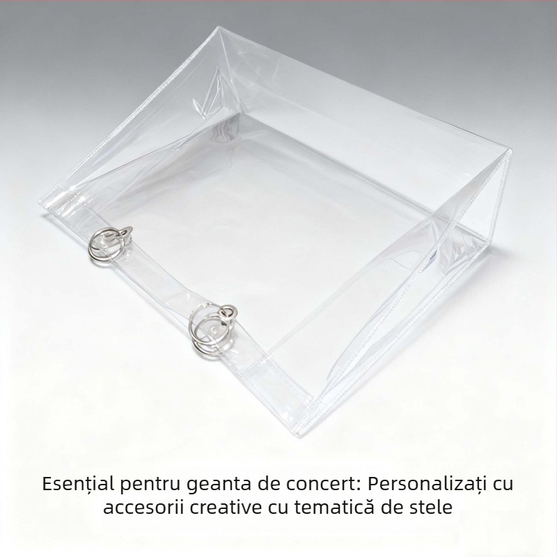 Protecție din PVC transparent pentru geantă tote, rezistentă la praf, murdărie și apă, husă DIY pentru geantă, personalizabilă
