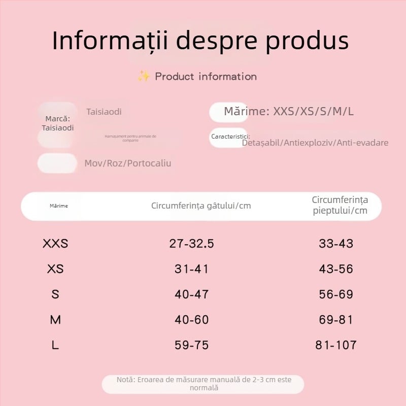 Hamă de plimbare pentru câini cu jucărie detașabilă, ham pentru piept și spate, pentru câini mari, medii și mici (corgi, schnauzer) pentru ieșiri în aer liber