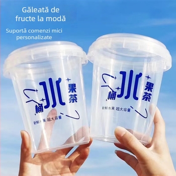 Pahar de unică folosință pentru ceai de fructe, capacitate mare, 1000 ml, fabricat prin injecție