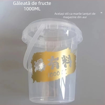 Pahar de unică folosință pentru ceai de fructe, capacitate mare, 1000 ml, fabricat prin injecție