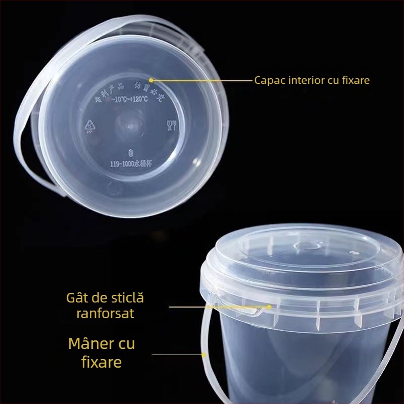 Pahar de unică folosință pentru ceai de fructe, capacitate mare, 1000 ml, fabricat prin injecție