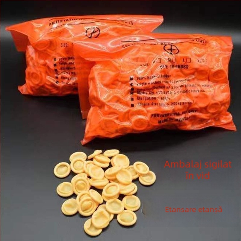 Capace degetelor din latex anti-static pentru asamblare precisă a componentelor electronice, fără pudră, durabile, antiderapante, disponibile în alb și galben.