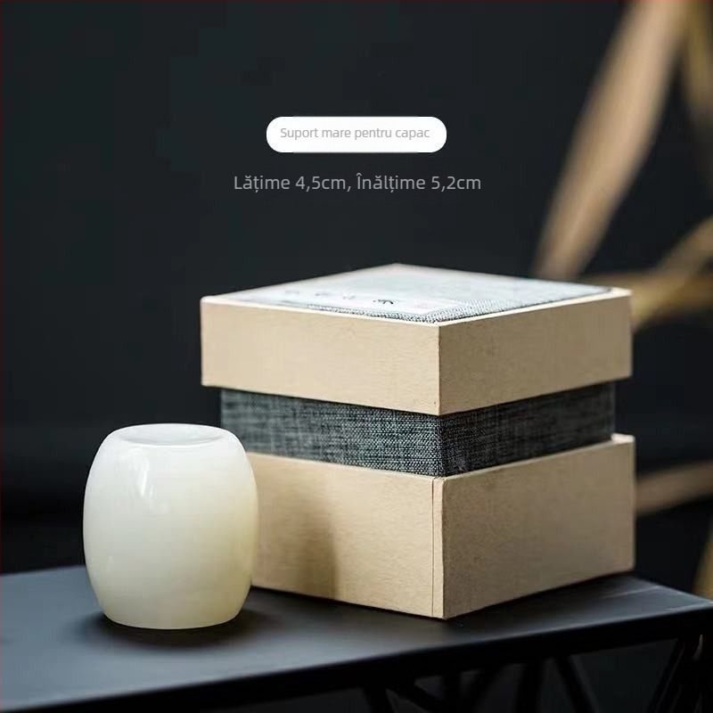 Accesorii pentru ceremonia ceaiului în stil japonez: capac oval pentru ceainic și suport decorativ pentru masă de ceai
