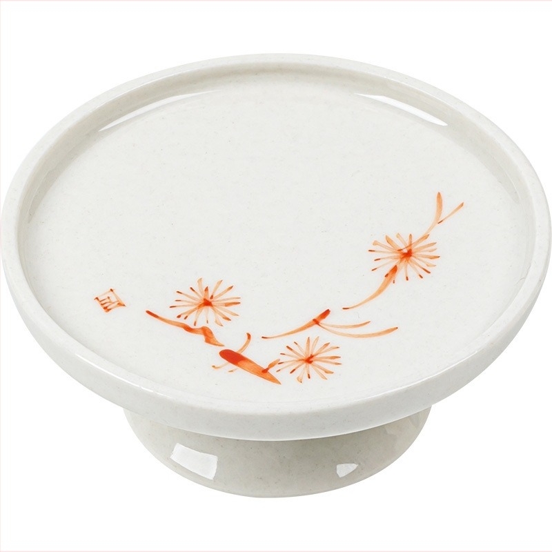 Suport ceramic pentru ceainic și farfurioară pentru ceai cu capac din pin roșu, design din cenușă de plante, accesoriu pentru setul Kung Fu pentru ceremonia de ceai acasă