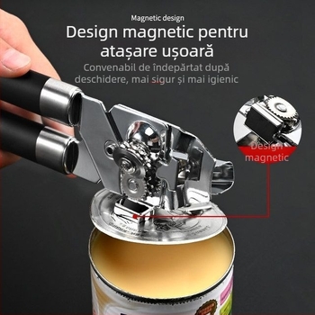 Deschizător multifuncțional pentru conserve și sticle, ustensilă de bucătărie, manual