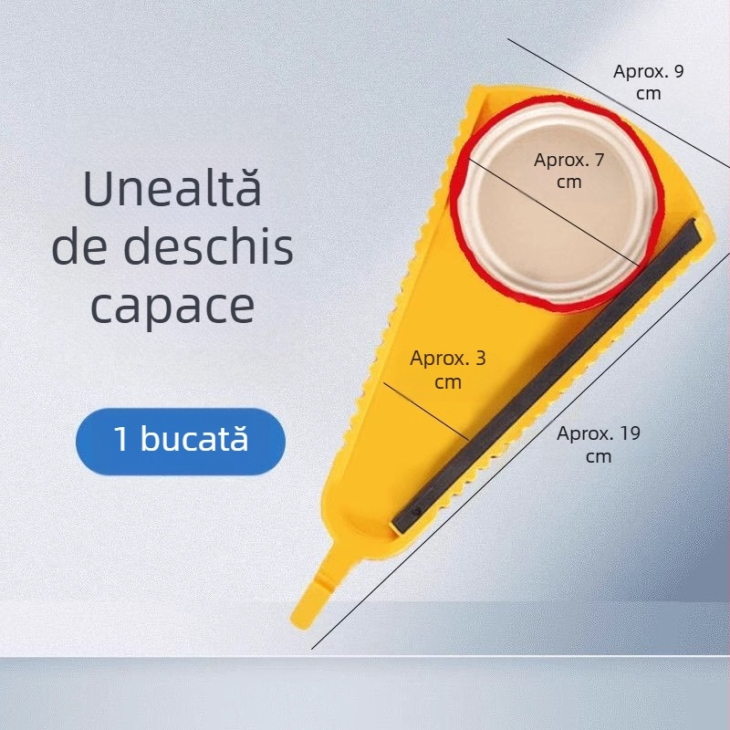 Deschizător universal pentru sticle și borcane – deschizător manual pentru capace și conserve, uz casnic