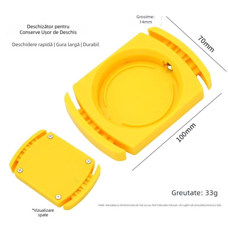 Deschizător multifuncțional pentru doze de bere și sticle, fără firimituri, tăierea vârfului, deschidere rapidă