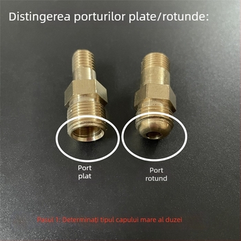 Set de duze din alamă pentru aragaz – componente pentru modificarea sursei de gaz, regulator de aer și duză de pulverizare