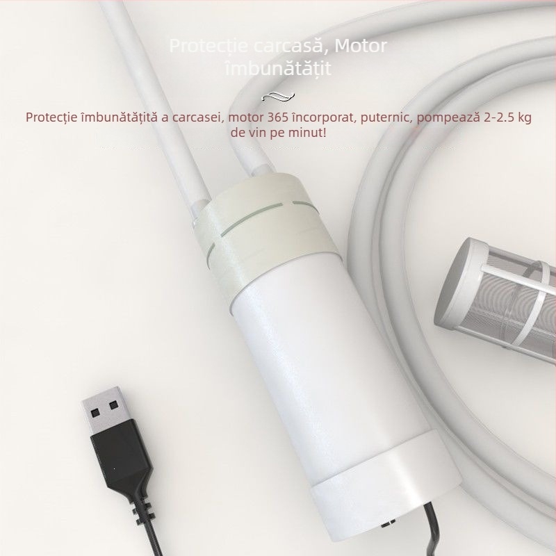 Dispenser electric de vin, auto-aspirat, complet automat, filtru de vin pentru uz casnic
