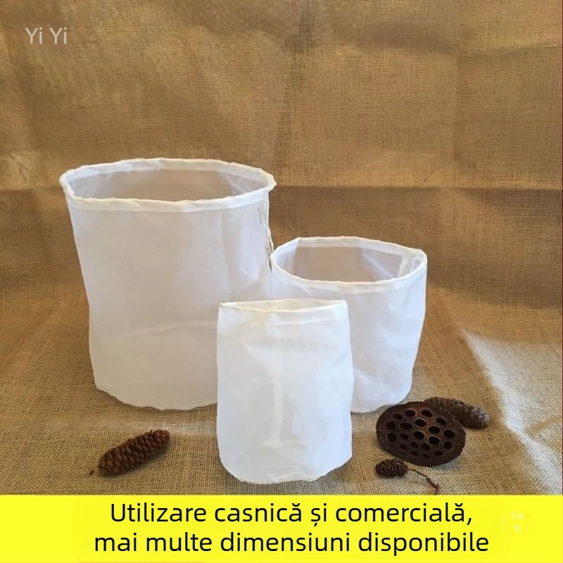 Sac filtrant multifuncțional pentru pulbere de cartofi dulci, lapte de soia măcinat cu piatră, reziduuri de tofu, filtru de tofu și filtru de vin