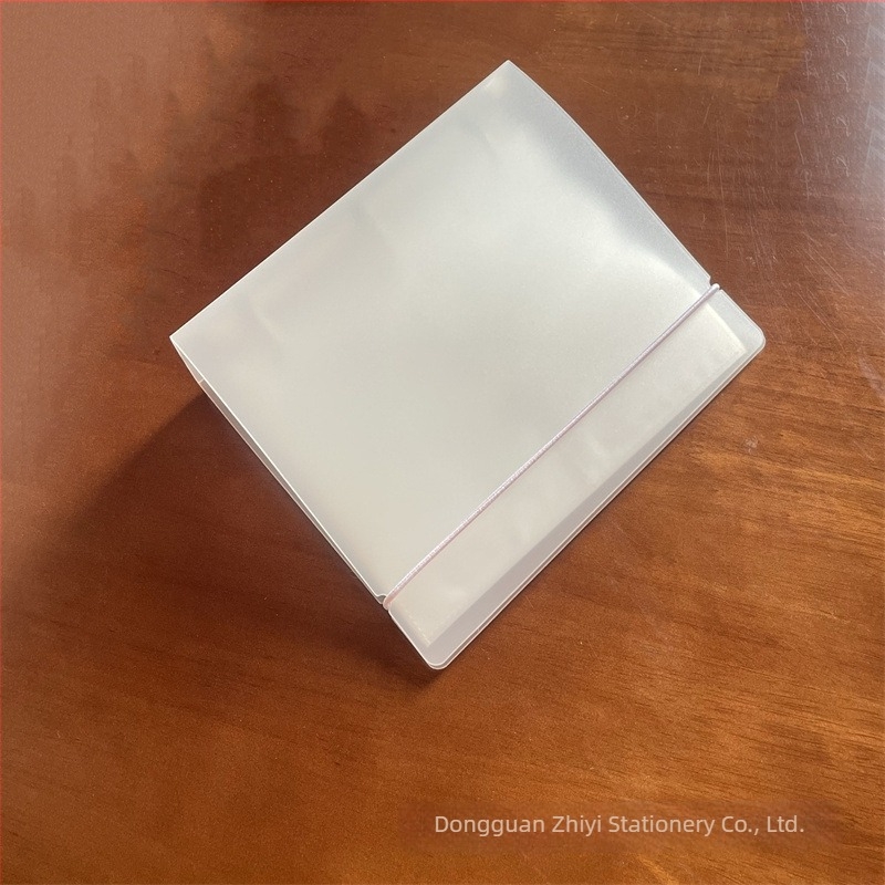 Album foto A5 cu 3 găuri, pagini transparente în patru câmpuri, album Polaroid cu foi cu două fețe, inserție de depozitare pentru carduri de 3 inci