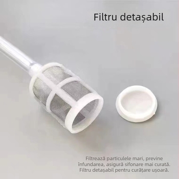 Tub sifon casnic pentru filtrarea vinului și băuturilor făcute acasă, extracție enzimatică și unealtă de sifonare