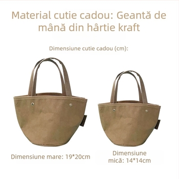 Pungi de cadouri din hârtie kraft pentru nuntă, punguțe pentru bomboane, cutii cadou goale și genți tote