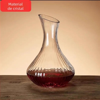 Decantor de vin roșu cu dungi groase, set personalizat în stil japonez pentru uz casnic, fără plumb.