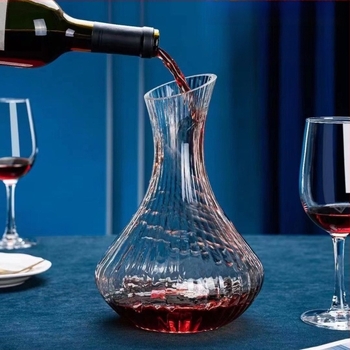 Decantor de vin roșu cu dungi groase, set personalizat în stil japonez pentru uz casnic, fără plumb.