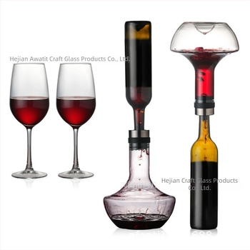 Decantator din sticlă suflată manual, 1000 ml, sticlă borosilicat, stil simplu