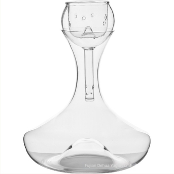 Decantor pentru vin roșu, aerare rapidă, utilizare casnică, design creativ, cristal de sticlă