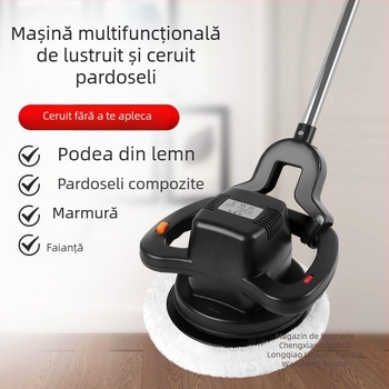Mașină de lustruit plăci pentru podea, fără fir, compactă, pentru podele din lemn și ceramică