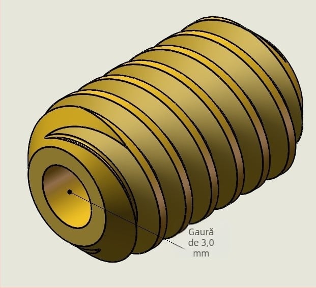 Motor melcat cu reductor 5840-31ZY, modul 0.5M, motor 555
