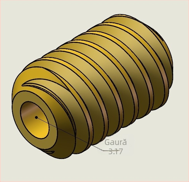 Motor melcat cu reductor 5840-31ZY, modul 0.5M, motor 555
