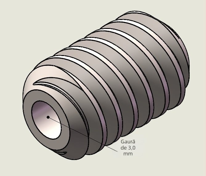 Motor melcat cu reductor 5840-31ZY, modul 0.5M, motor 555