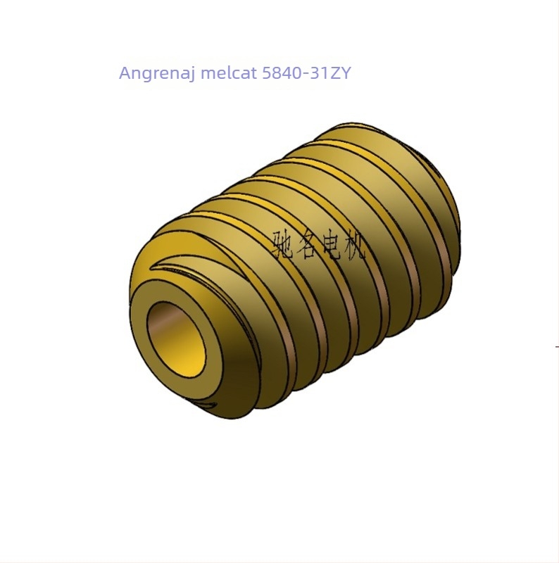 Motor melcat cu reductor 5840-31ZY, modul 0.5M, motor 555