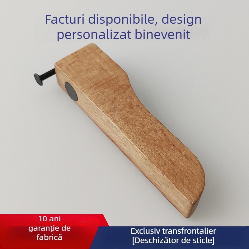 Deschizător de sticle din lemn cu magnet