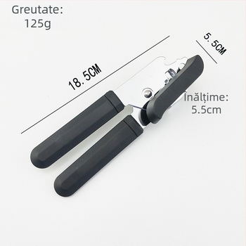 Deschizător de conserve din oțel inox, manual, 3 în 1 – unelte de bucătărie portabile
