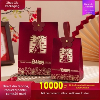 Ambalaj personalizat pentru bomboanele de nuntă, cutie cadou goală pentru domnișoarele de onoare, cutie de bomboane pentru logodnă, design elegant de nișă