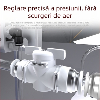 Valvă pneumatică manuală cu cuplare rapidă, valvă rotativă, 4/6/8/10/12 mm