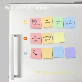 Set cu 11 benzi mini colorate de notițe adezive și etichete index, benzi colorate pentru studiu, 1100 bucăți